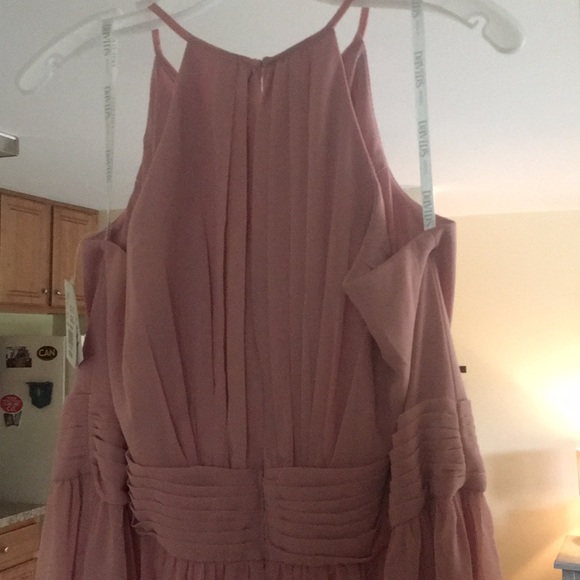 Long chiffon high neck dress | size 16 - Picture 3 of 4